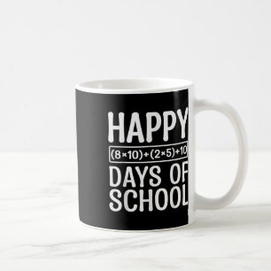 Taza De Café 100° Día De Los Niños Maestros 100 Días Math Herre