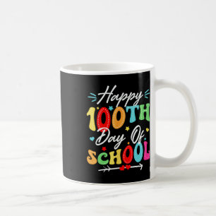 Taza De Café 100° Día De Maestros Niños Chicas Niños Felices