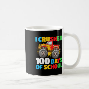 Taza De Café 100° Día De Niños Escolares Que Aplasté 100 Días D