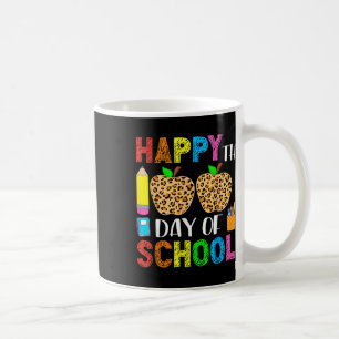 Taza De Café 100° Día Del Profesor Escolar Leopard 100 Da