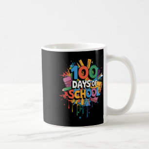 Taza De Café 100° Día Gracioso Profesor y campeón; Estudiante 1