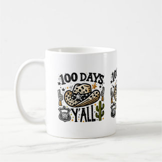 Taza De Café 100 Días, 100 Días Graciosos De La Escuela