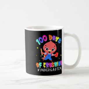 Taza De Café 100 Días De Aplastamiento Infantil Flamingo Stu