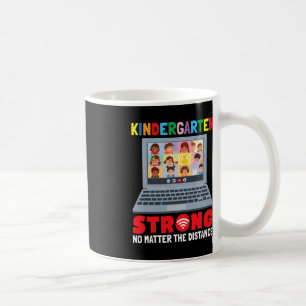 Taza De Café 100 días de aprendizaje virtual en guardería