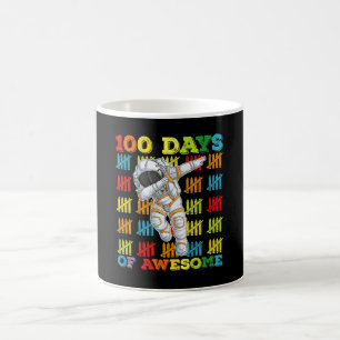 Taza De Café 100 Días De Asombroso Astronauta 100º Día De Escue