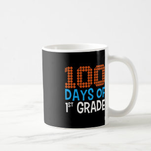 Taza De Café 100 días de baloncesto de primer grado Deporte 100