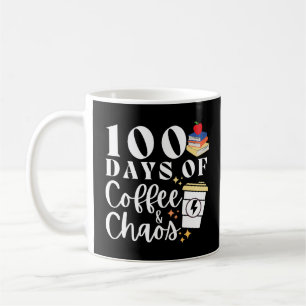 Taza De Café 100 Días De Café Y Caos