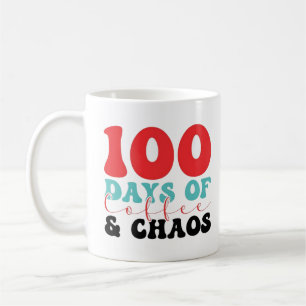 Taza De Café 100 días de café y caos 2025