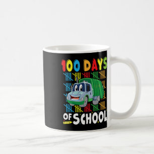 Taza De Café 100 Días De Camión De Basura Para Enseñanza