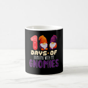 Taza De Café 100 Días De Colgar Con Mi Escuela De Gnomies