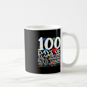 Taza De Café 100 Días De Consejero Escolar Escolar Escolar
