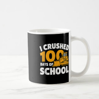 Taza De Café 100 Días De Construcción De Niños Pequeños En La E