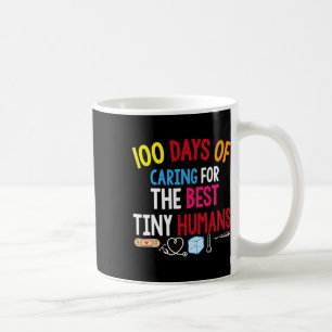 Taza De Café 100 días de cuidado de la mejor pequeña escuela de