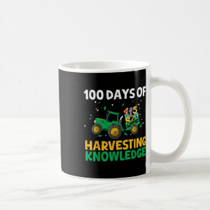 Taza De Café 100 días de cultivo de tractores escolares