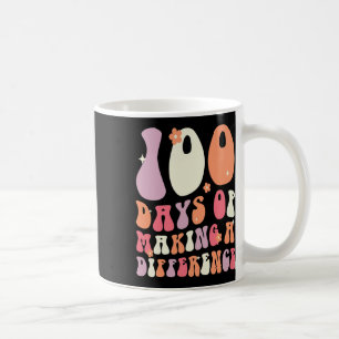 Taza De Café 100 días de diferencia 100 días de colegio