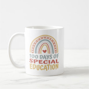 Taza De Café 100 días de educación especial 100 días de escuela