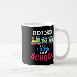 Taza De Café 100 Días De Enseñanza De Estudiantes De La Escuela