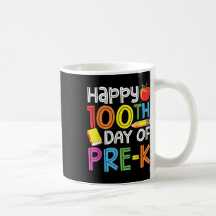 Taza De Café 100 Días De Enseñanza Preescolar 100 Días De