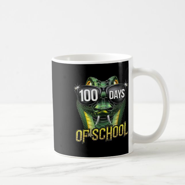 Taza De Café 100 Días De Escolar De Niñas Estudiantiles Chicas  (Derecha)