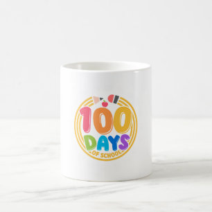 Taza De Café 100 días de escuela