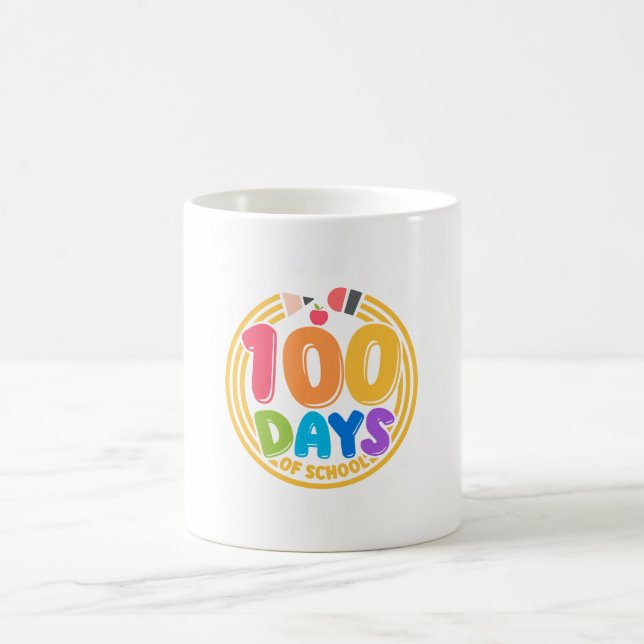 Taza De Café 100 días de escuela (Centro)
