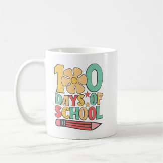 Taza De Café 100 días de escuela