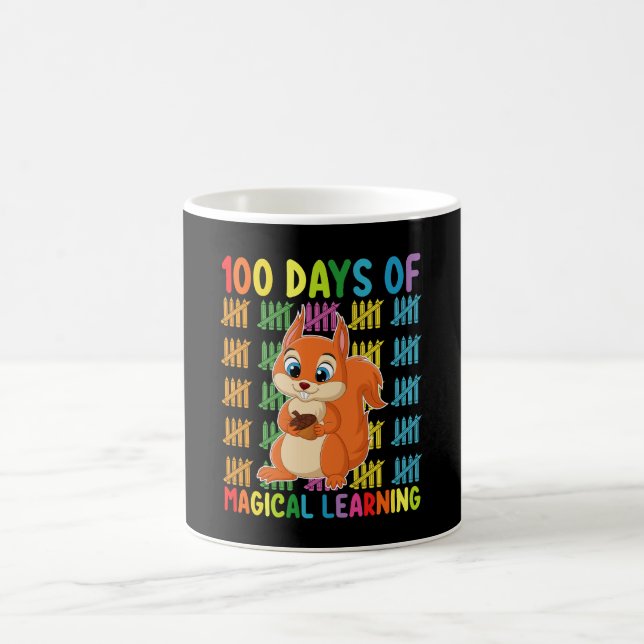 Taza De Café 100 Días De Escuela De Aprendizaje Mágico (Centro)