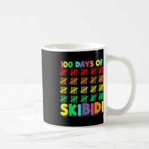 Taza De Café 100 días de escuela Skibidi feliz 100 días de vida