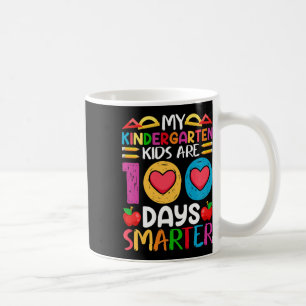 Taza De Café 100 Días De Escuela Y Todavía Poppin Kindergarten