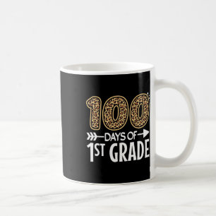 Taza De Café 100 días de estudiante de primer grado