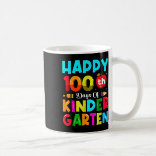 Taza De Café 100 días de guardería 100 días de escuela
