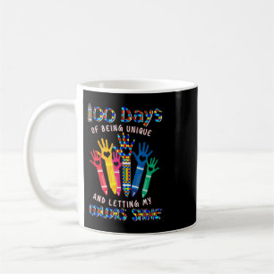 Taza De Café 100 días de la escuela camisa más inteligente para