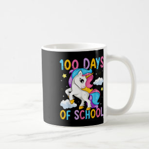 Taza De Café 100 Días De Maestra De Chicas De Unicornio