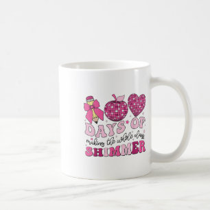 Taza De Café 100 Días De Maestros Coquette Bow 100