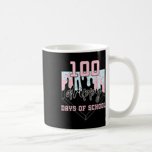 Taza De Café 100 Días De Perforación En La Escuela Crema De Hie