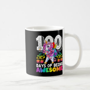 Taza De Café 100 Días De Regalo De Unicornio Por Chicas