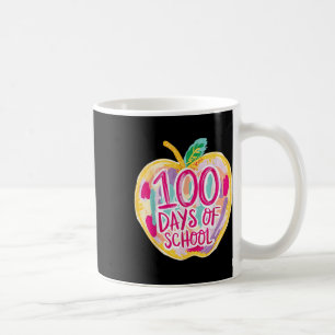 Taza De Café 100 Días De Retro De Maestros Escolares