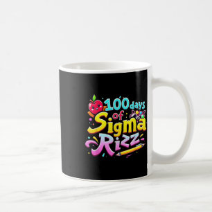 Taza De Café 100 Días De Sigma Rizz Cien Días Escolares