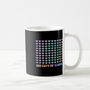 Taza De Café 100 días del leopardo arcoiris escolar 100 días in