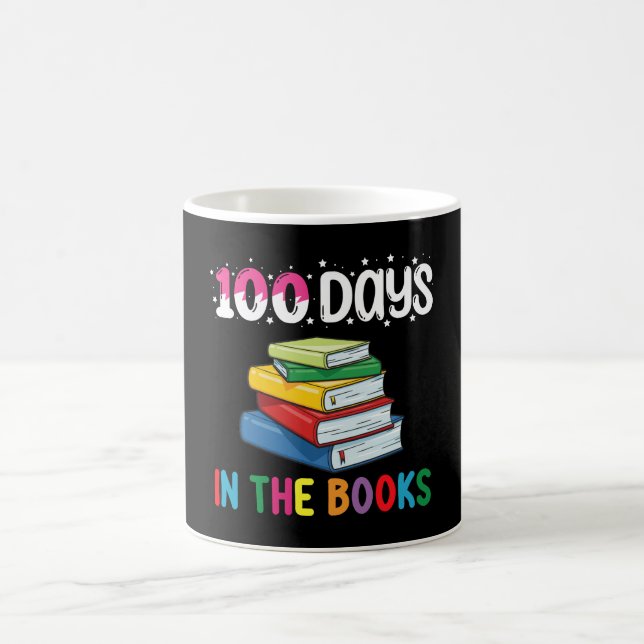 Taza De Café 100 Días En La Escuela De Libros Leyendo Bibliotec (Centro)