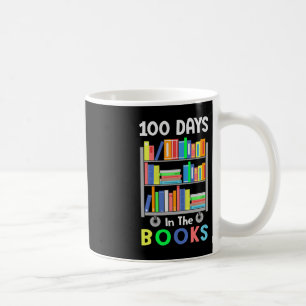 Taza De Café 100 días en los libros leyendo a un profesor bibli