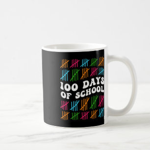 Taza De Café 100 Días Escolares 100º Día De Té Escolar Estudian