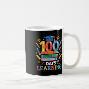 Taza De Café 100 Días Escolares 100 Días De Aprendizaje