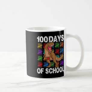 Taza De Café 100 Días Escolares 100 Dino Escolar