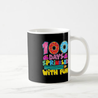 Taza De Café 100 Días Escolares Esparcidos Con Torta Divertida