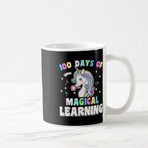 Taza De Café 100 días mágicos niños unicornios disfrazados 100 