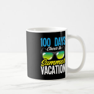 Taza De Café 100 Días Más Cerca A Los Estudiantes De Verano Vac