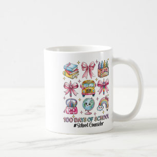Taza De Café 100 días más inteligente consejero escolar, 100 dí