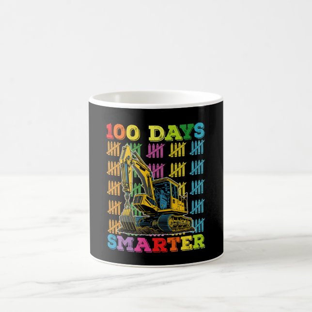 Taza De Café 100 días más inteligente excavadora 100º día de cl (Centro)