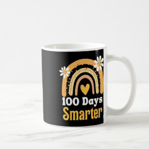 Taza De Café 100 Días Más Inteligentes, Boho Rainbo